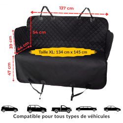 Housse Protection Voiture Chien Imperméable – Siège Arrière