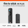 Amazon Fire TV Stick 4K PLUS Streaming Full HD 1080p WiFi Alexa Télécommande vocale Netflix YouTube Disney+ HDMI Compact