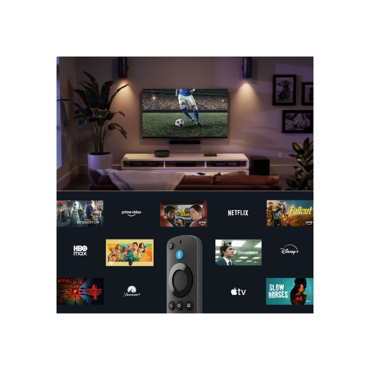 Amazon Fire TV Stick 4K PLUS Streaming Full HD 1080p WiFi Alexa Télécommande vocale Netflix YouTube Disney+ HDMI Compact