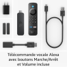Amazon Fire TV Stick 4K Max Wi-Fi 6 avec télécommande Alexa – Streaming Ultra HD Dolby Vision Atmos pour TV HDMI