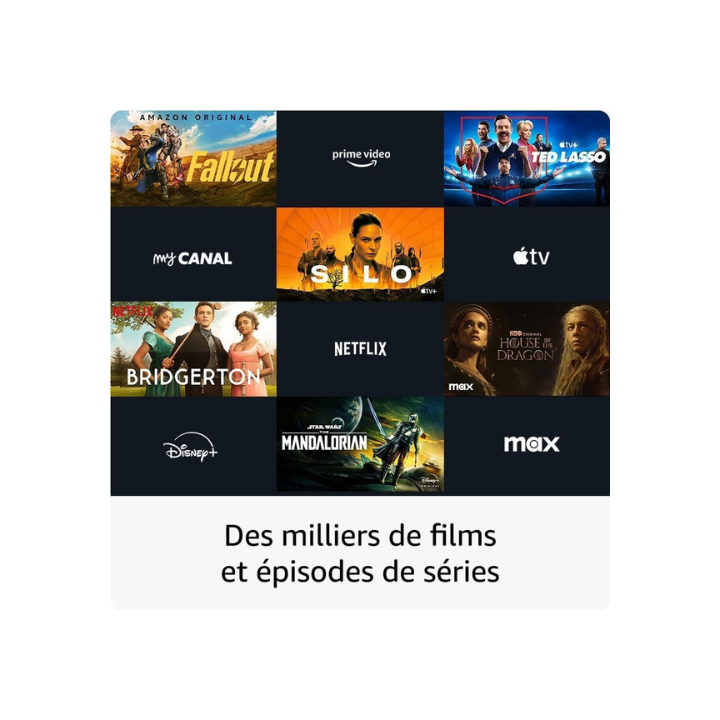Amazon Fire TV Stick 4K Max Wi-Fi 6 avec télécommande Alexa – Streaming Ultra HD Dolby Vision Atmos pour TV HDMI
