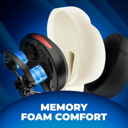 Selle Vélo Confortable Gel, Mousse à Mémoire, Absorption Chocs, Ergonomique, Réfléchissante, Universelle VTT/Route