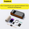 Baseus Organisateur Voiture avec Porte-Gobelet et Poches