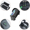 ROCKBROS Sacoche Cadre Vélo 1,5L Support Téléphone Étanche